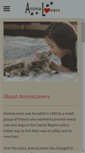 Mobile Screenshot of animalovers.org